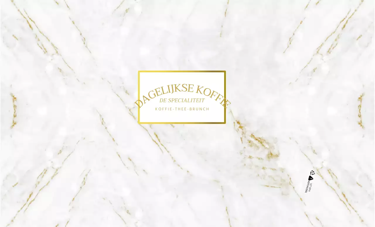 Marmer patroon cafe papier beker ontwerp