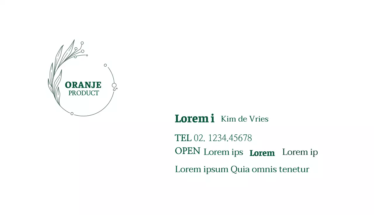 groene illustratie logo milieuvriendelijk persoonlijke winkel