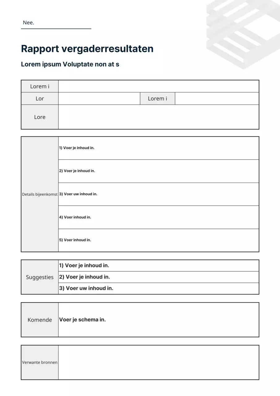 Zwarte, schone documentatie voor notulen van vergaderingen