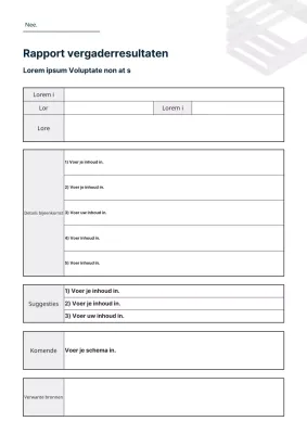 Zwarte, schone documentatie voor notulen van vergaderingen