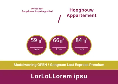 Hoogbouw appartementen