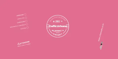 Bianco Rosa Neat Symbols Cafe