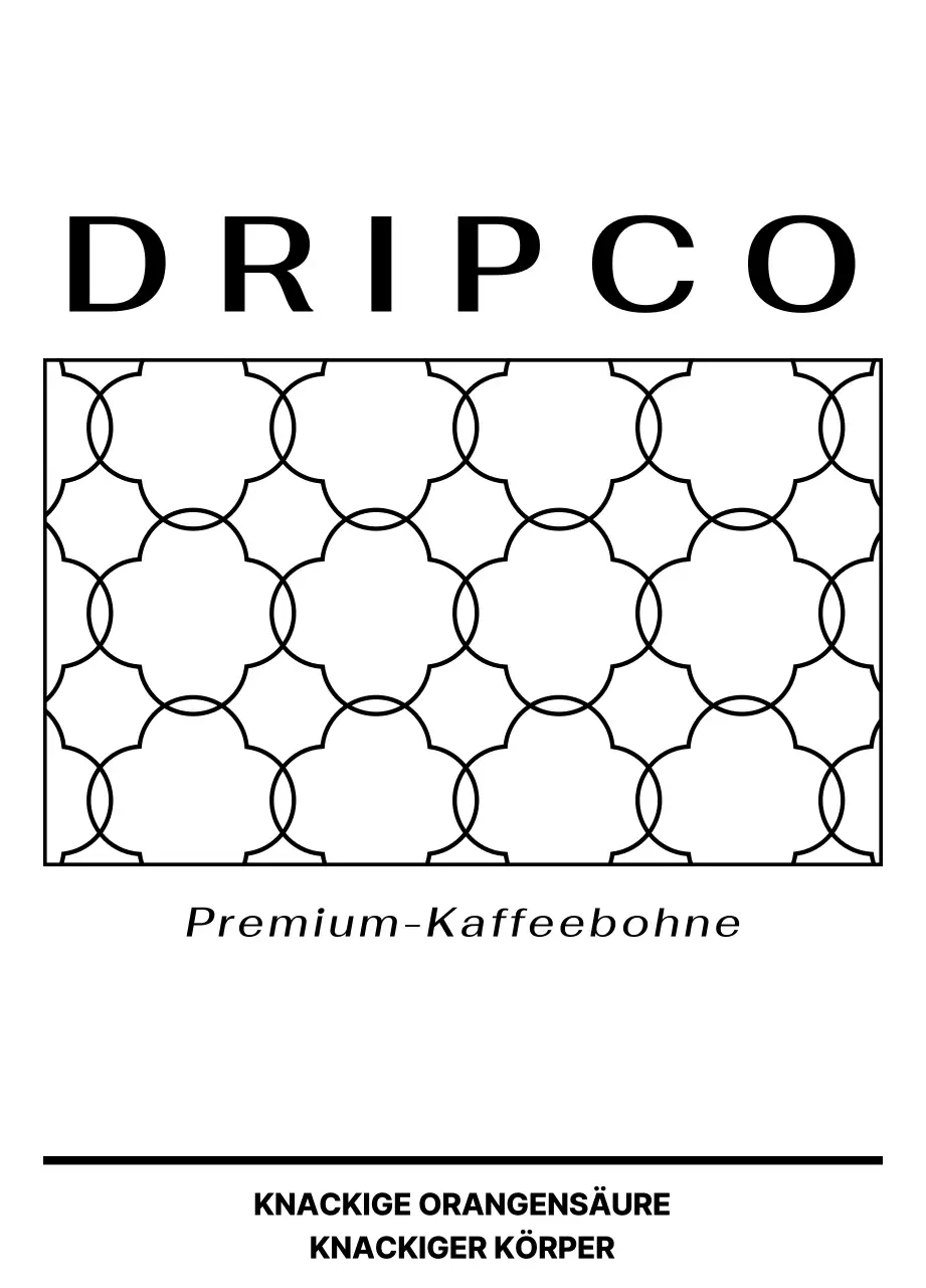 Design mit einem Muster aus schwarzen Linien