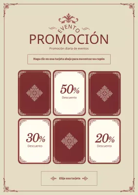 Eventos con tarjeta de descuento