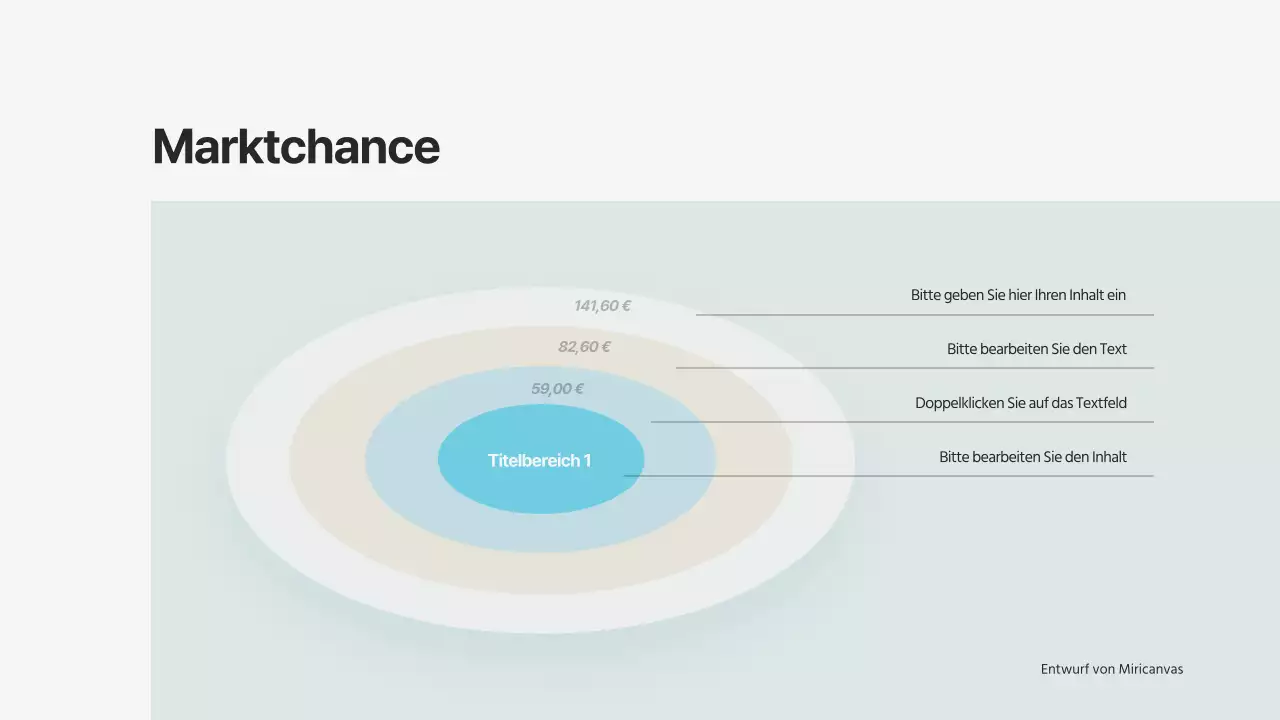 Kuchendiagramm mit einfacher blauer Farbgebung
