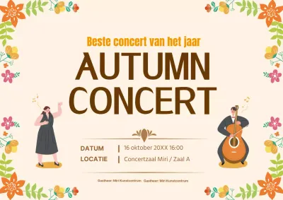 Herfstconcert_Garo Poster