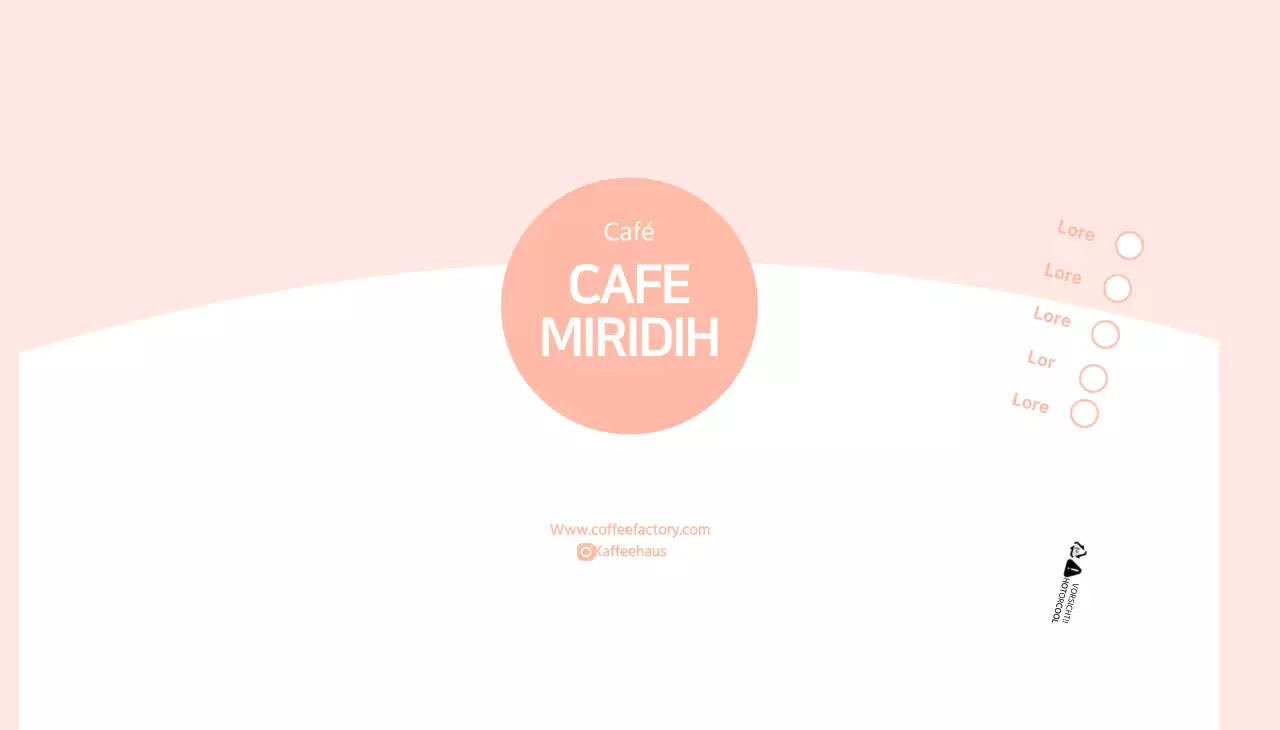 Rosa einfache Cafe-Pappbecher