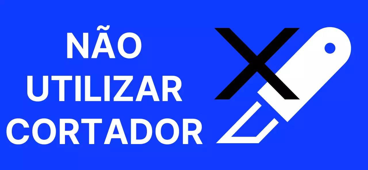 Um design moderno em azul e preto com uma ilustração de aviso e a página inicial da empresa