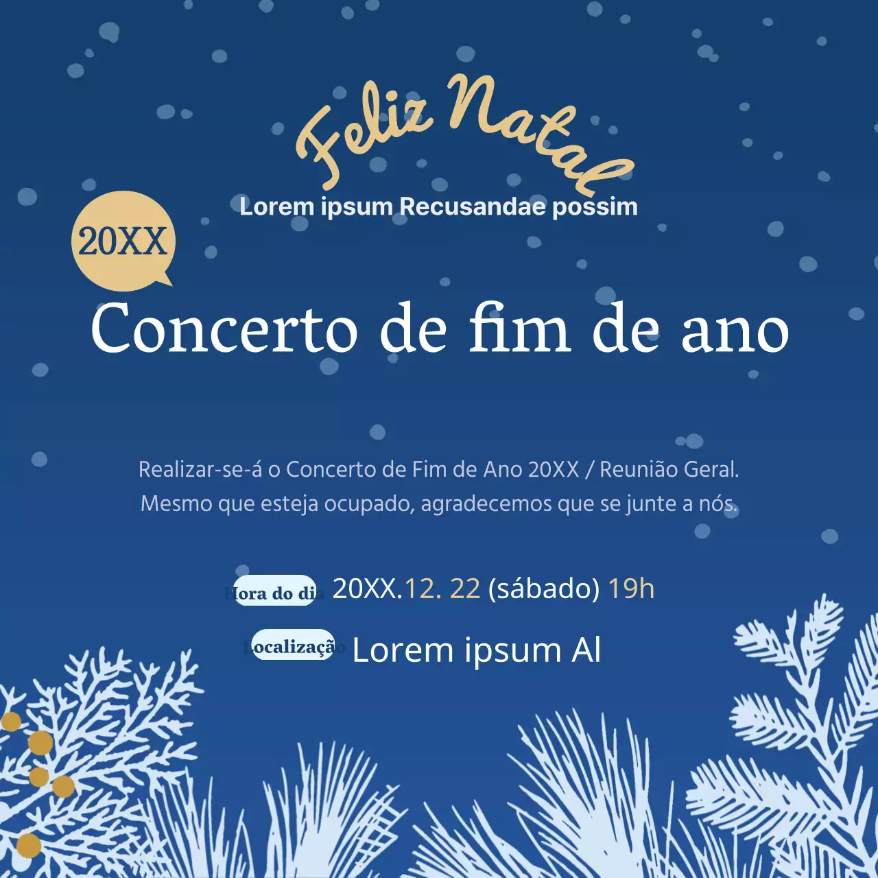 Concerto de fim de ano