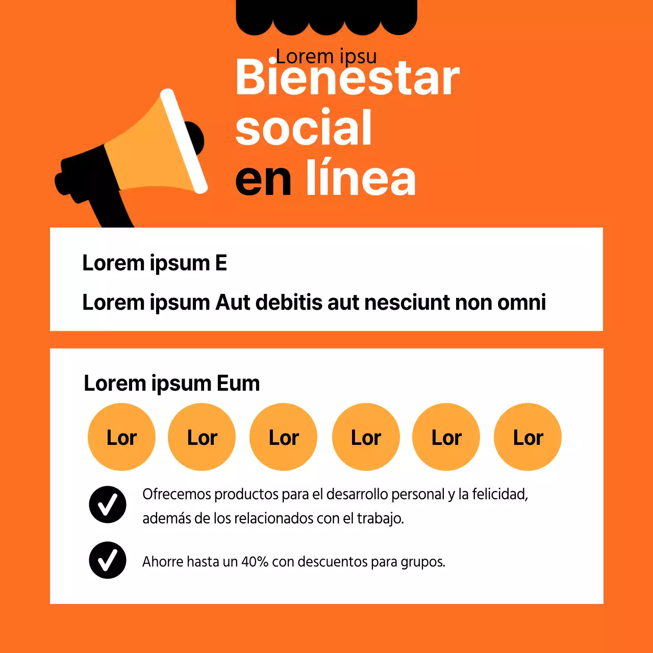 Inaugurado un limpio centro comercial de bienestar interno negro y naranja