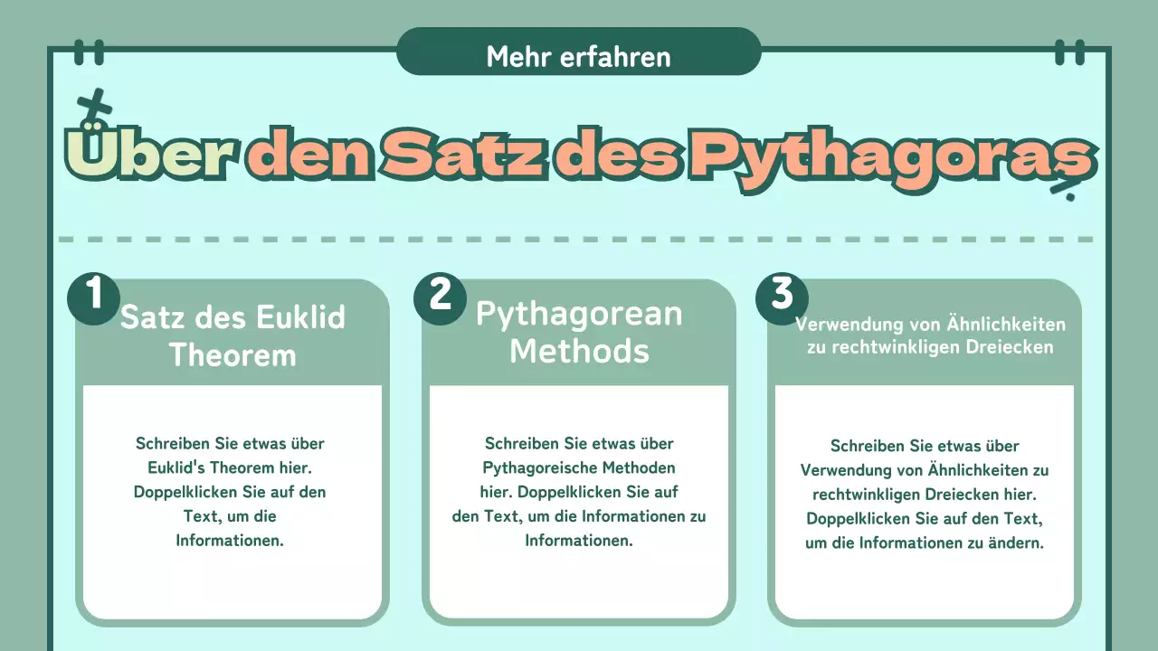 Präsentationen in Pastellfarben mit Figuren im Klassenzimmer