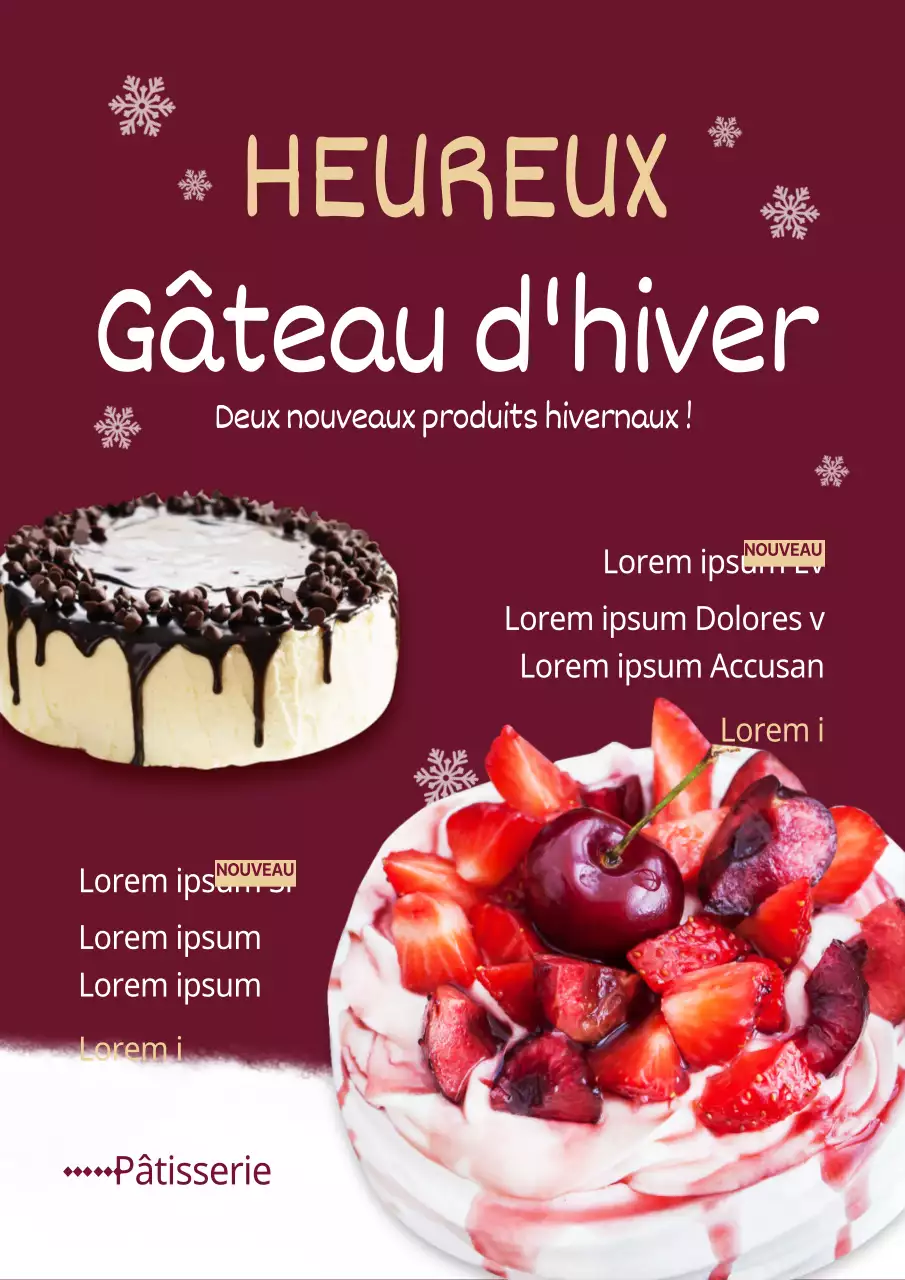 Gâteaux Premium