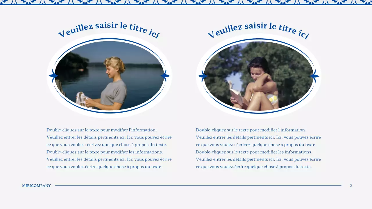 Motif de carreaux vintage en bleu