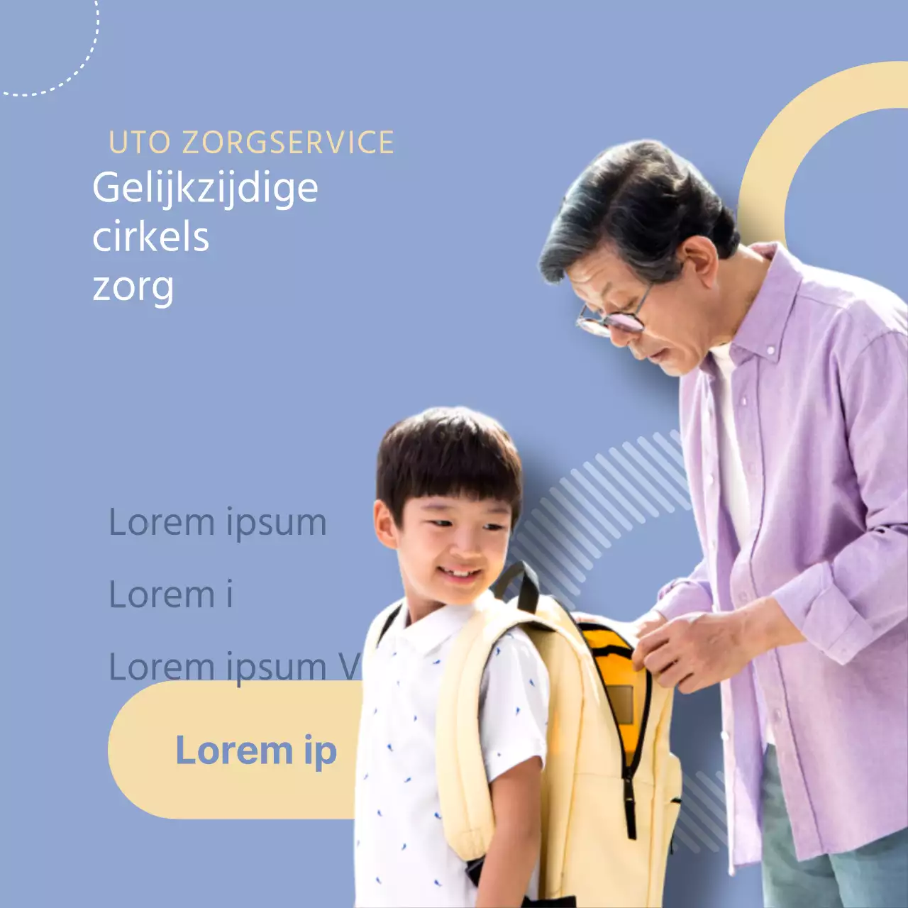 Achterwaartse en voorwaartse cirkelverzorger