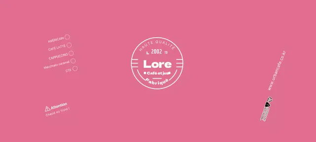 Blanc Rose Neat Symbols Cafe