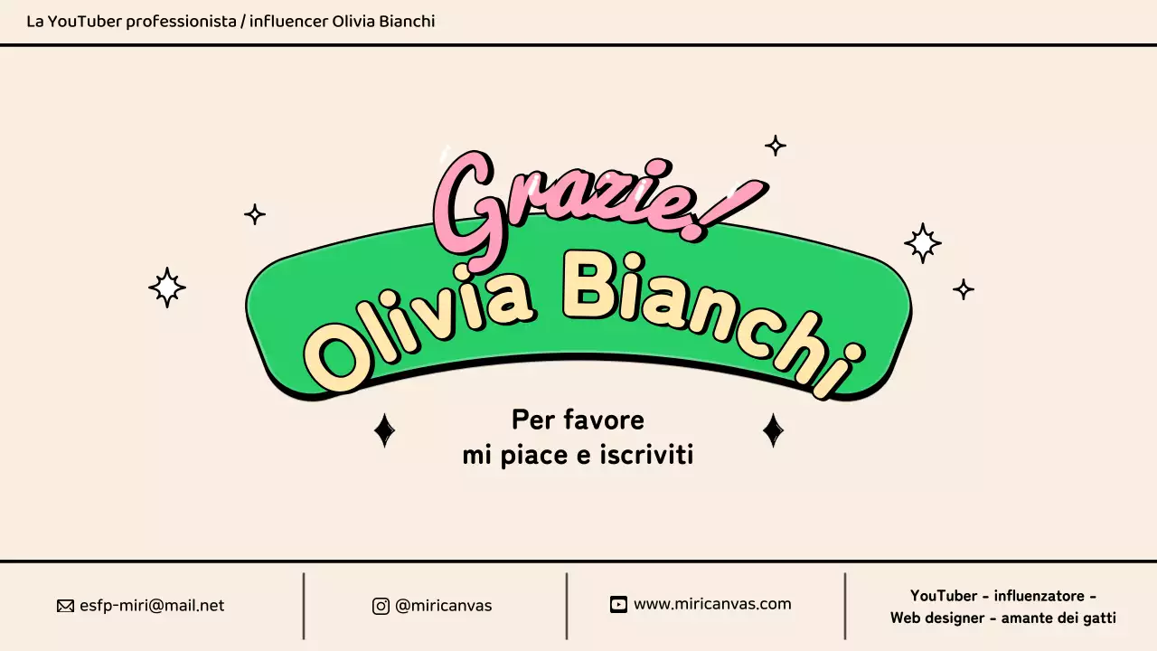 Una simpatica e colorata proposta di collaborazione tra YouTuber in rosa, verde e pastello.