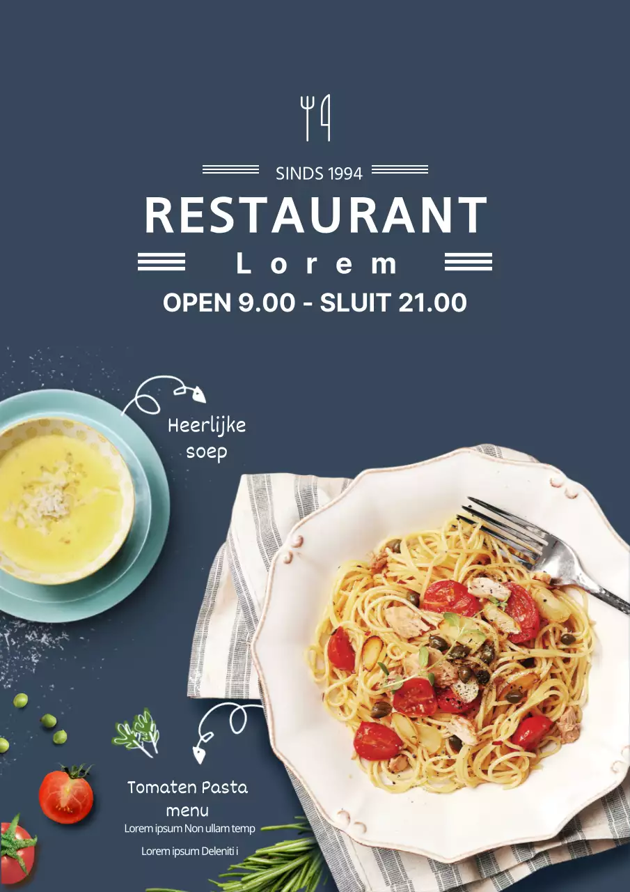 Aanmeldingen promoten voor een blauwe, rustgevende conceptmassagesalon