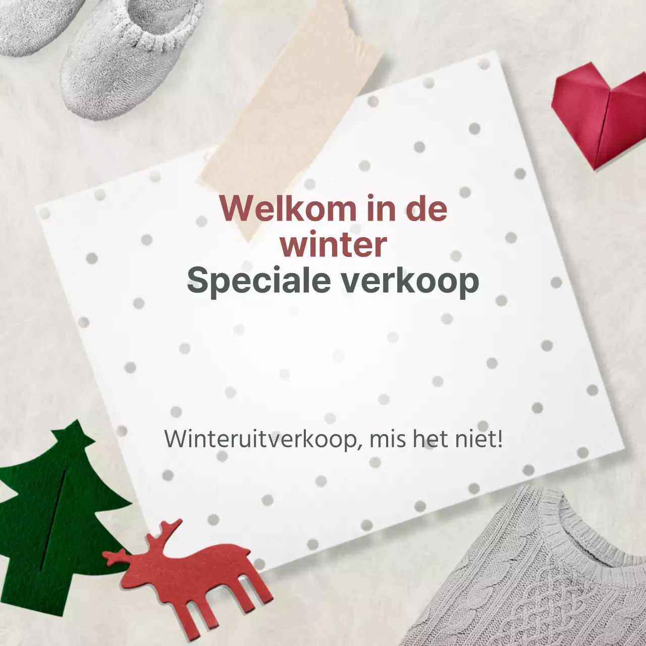 Winter uitverkoop