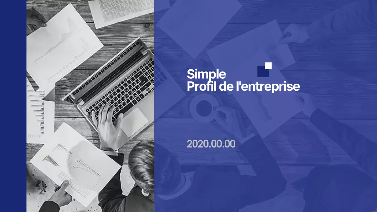 Profil d'entreprise simple