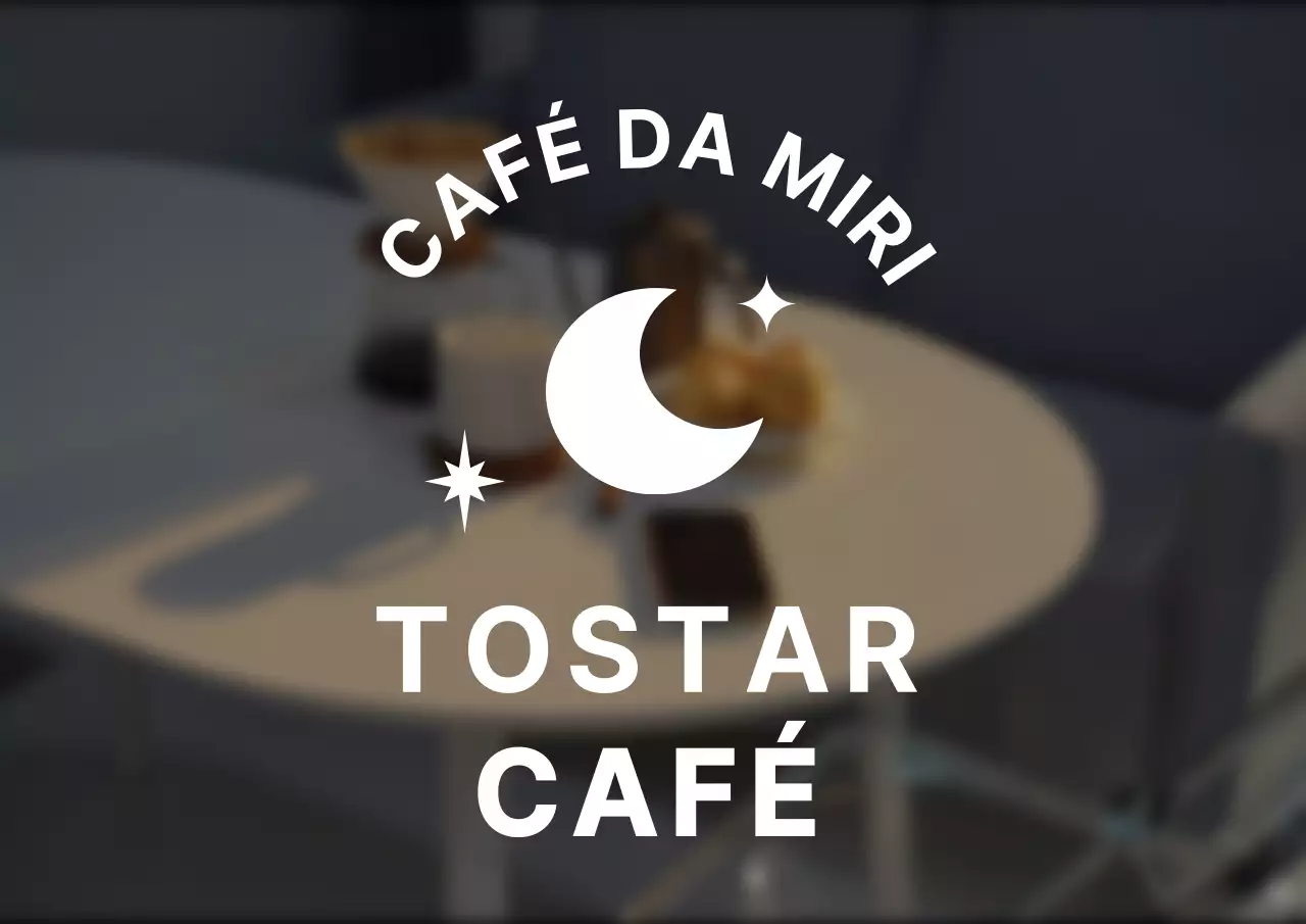 Um logótipo icónico, emocional e ao estilo de um café