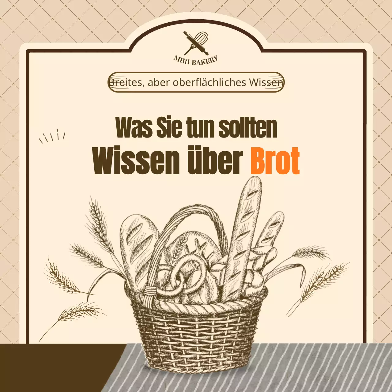 Kennen Sie Ihre braunen und beigen Vintage-Brote?