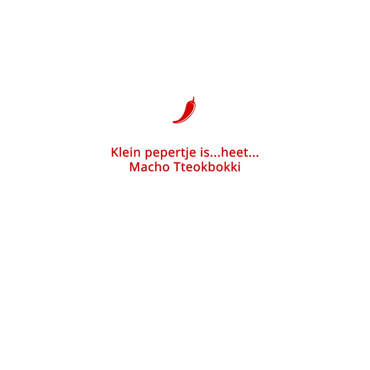 Macho Tteokbokki servetten