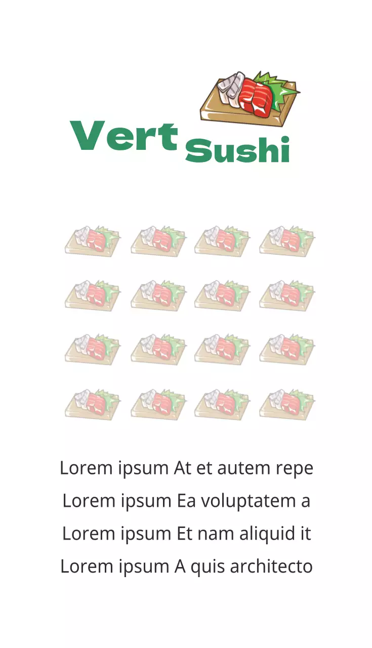 Sushi vert