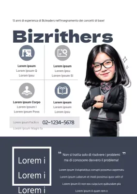 Promozione della scuola pulita con foto di studenti nudi