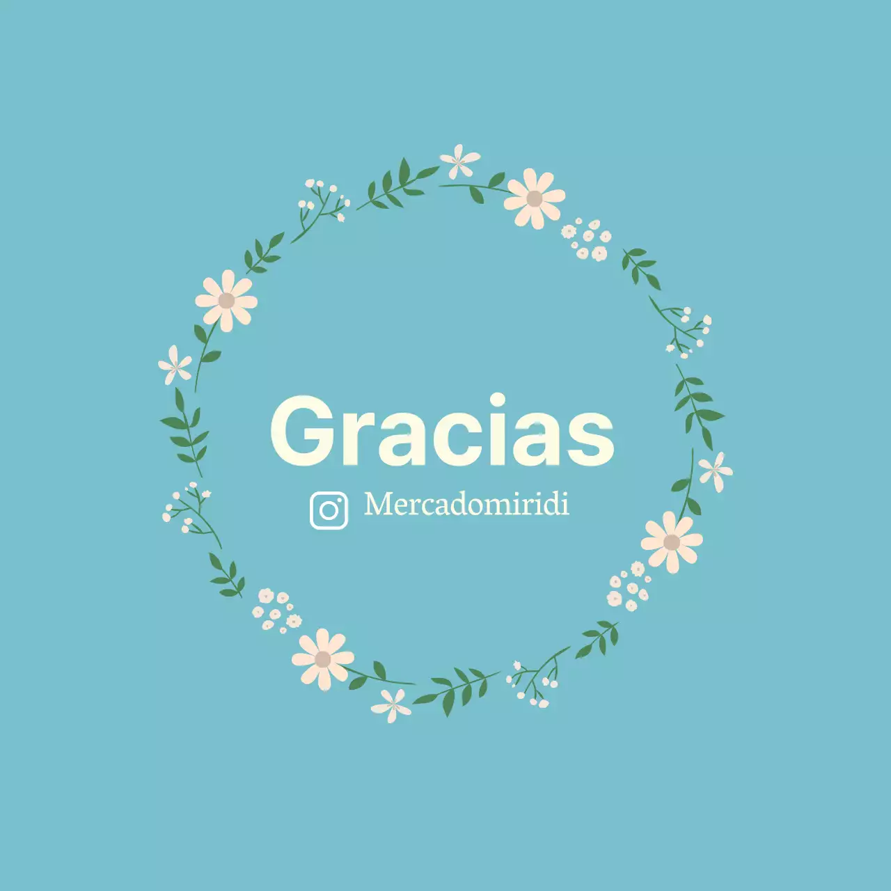 Ilustración azul café emocional gracias promoción