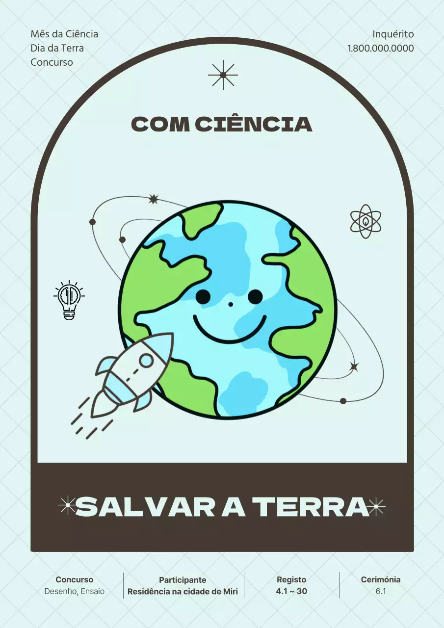 Mês da Ciência Azul e Verde Mês da Terra Apelo à Ação