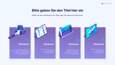 Blau und lila Farbverlauf Symbol Tagesordnung