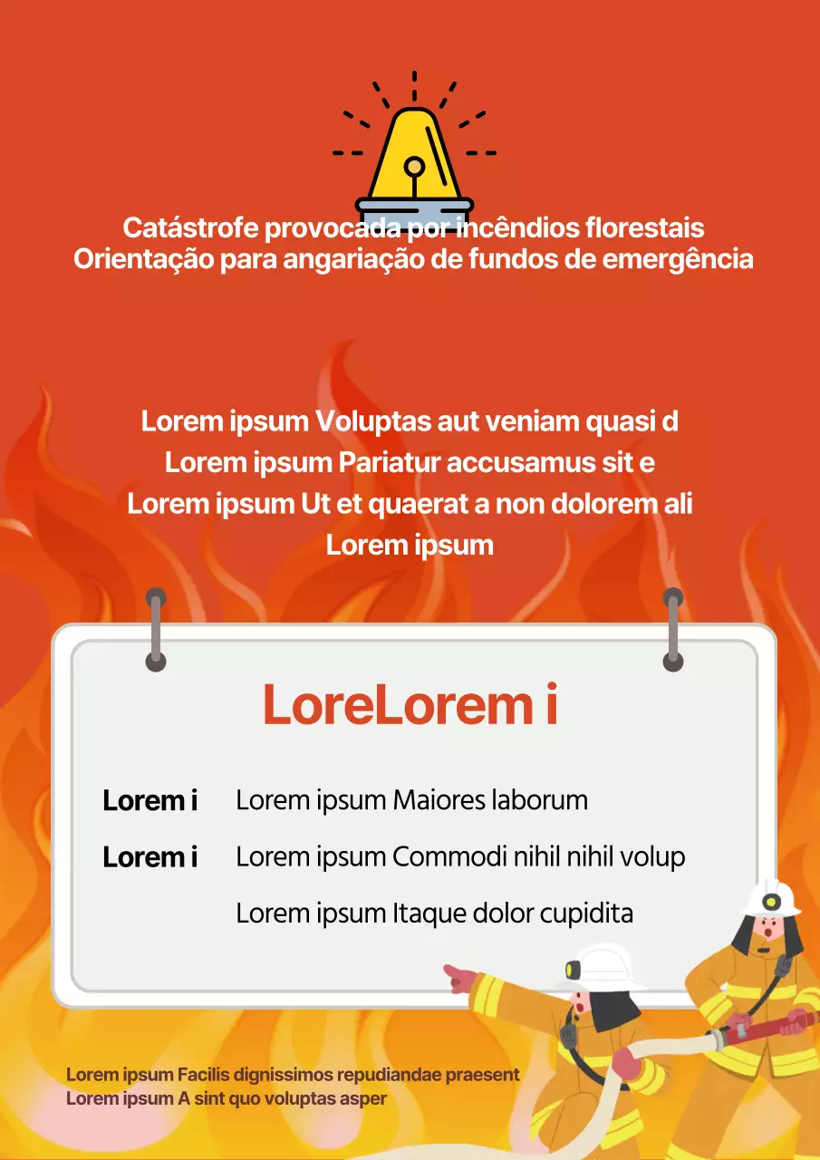 Um guia para angariar fundos para a catástrofe do incêndio florestal vermelho e amarelo