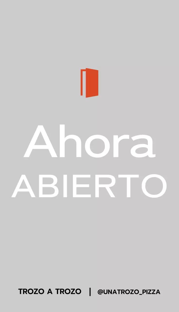 Promocione una pizzería con una sencilla ilustración con toques rojos