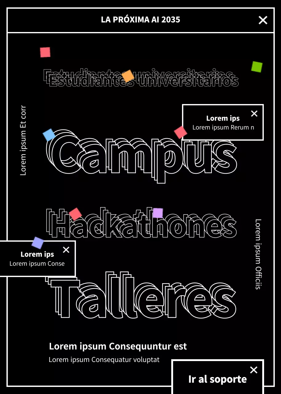 Apoyo a los talleres de desarrollo informático en tipografía negra para estudiantes universitarios