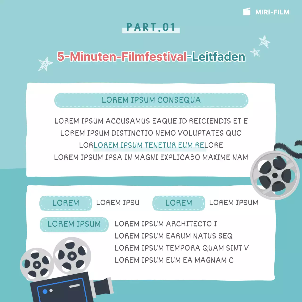 Minzige Filmfestival-KarteNews