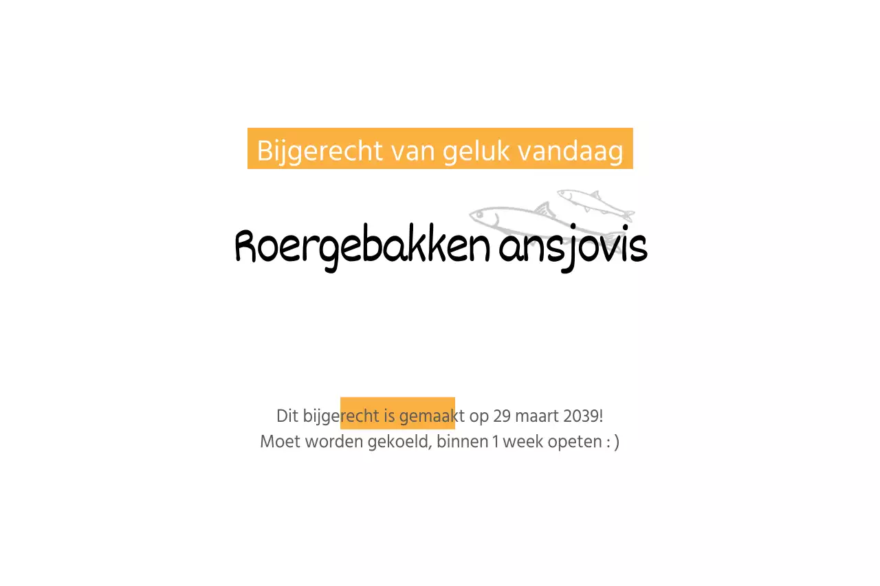 Bijgerecht van de dag