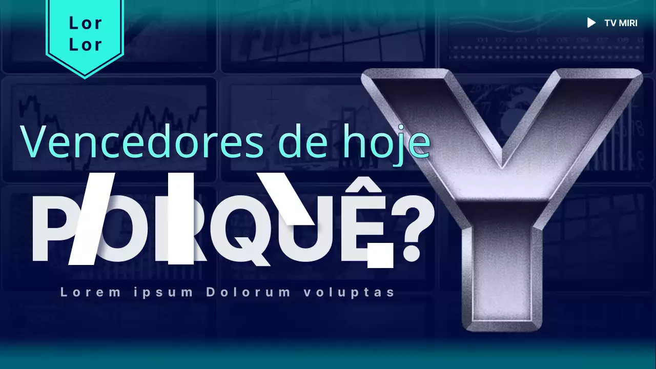 Um guia simples azul e azul claro para a análise de acções