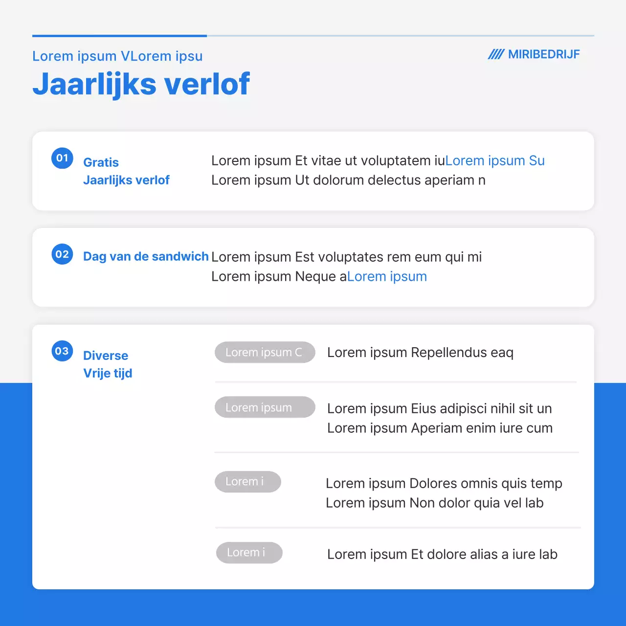 Blue Employee Benefits Company Kaartnunes