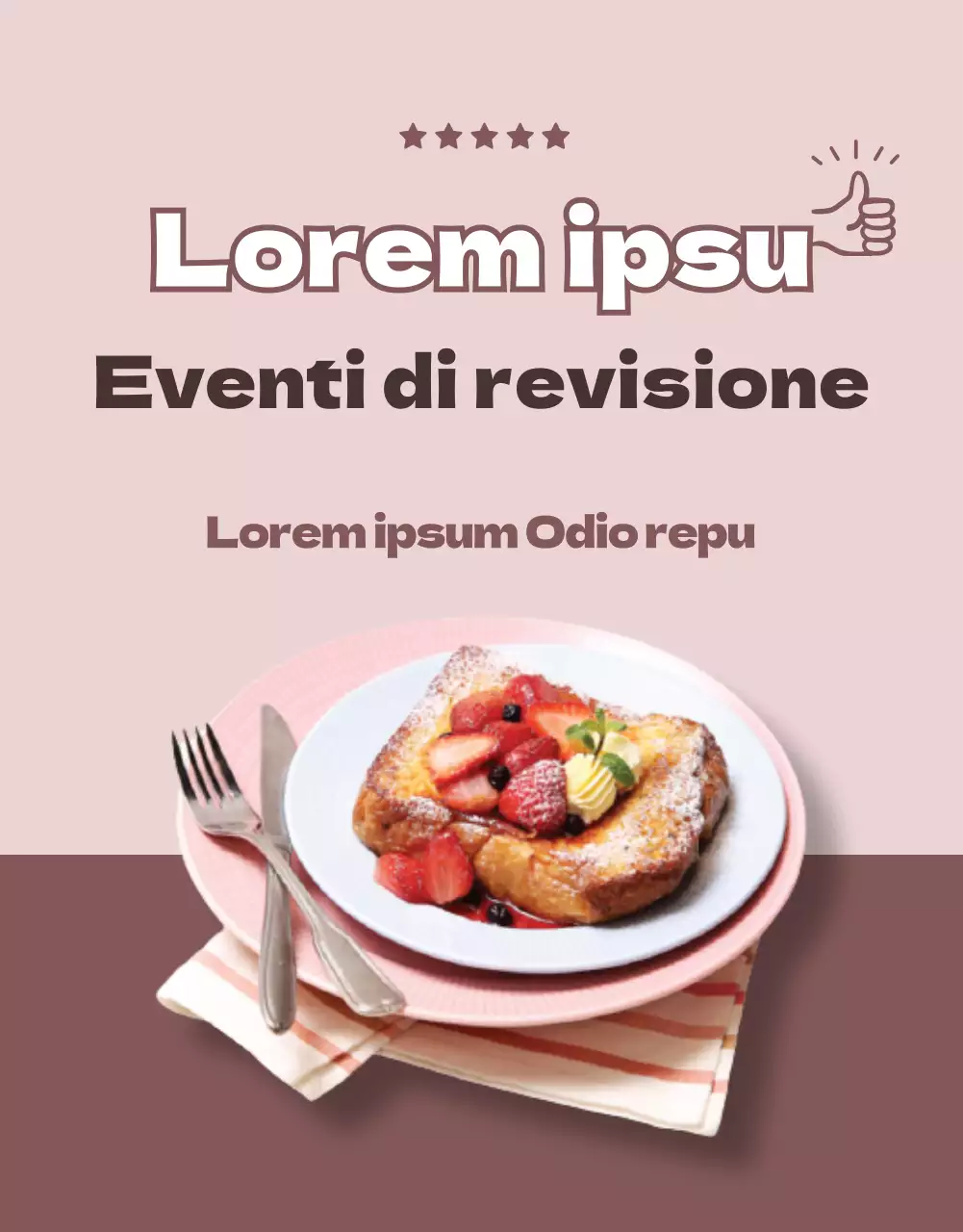 Recensione del concetto di rosa e pulitoEventi