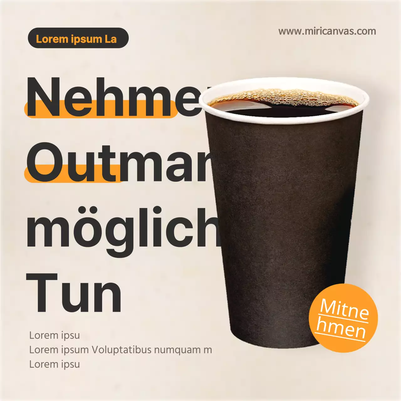 Hervorgehobener Text zum Mitnehmen