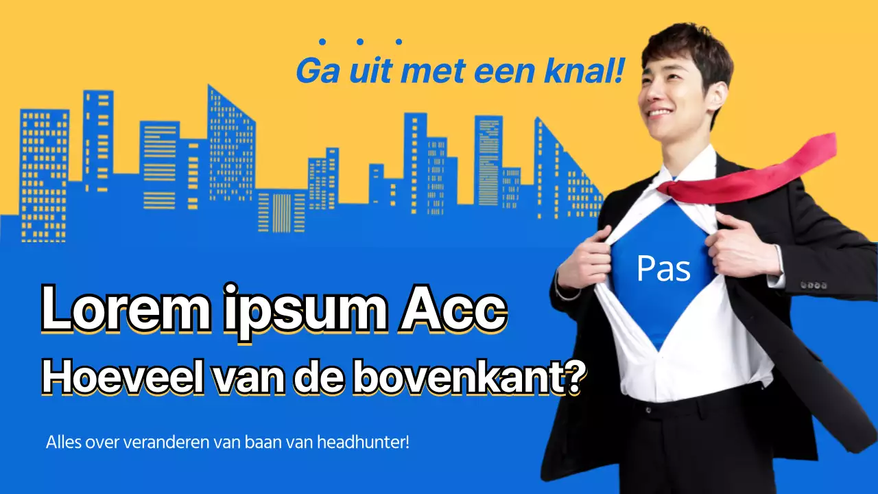 Geel Blauw Formeel Verhuizen Loopbaan Verhuizen Werkgelegenheid RansomBatting HoopSalaris