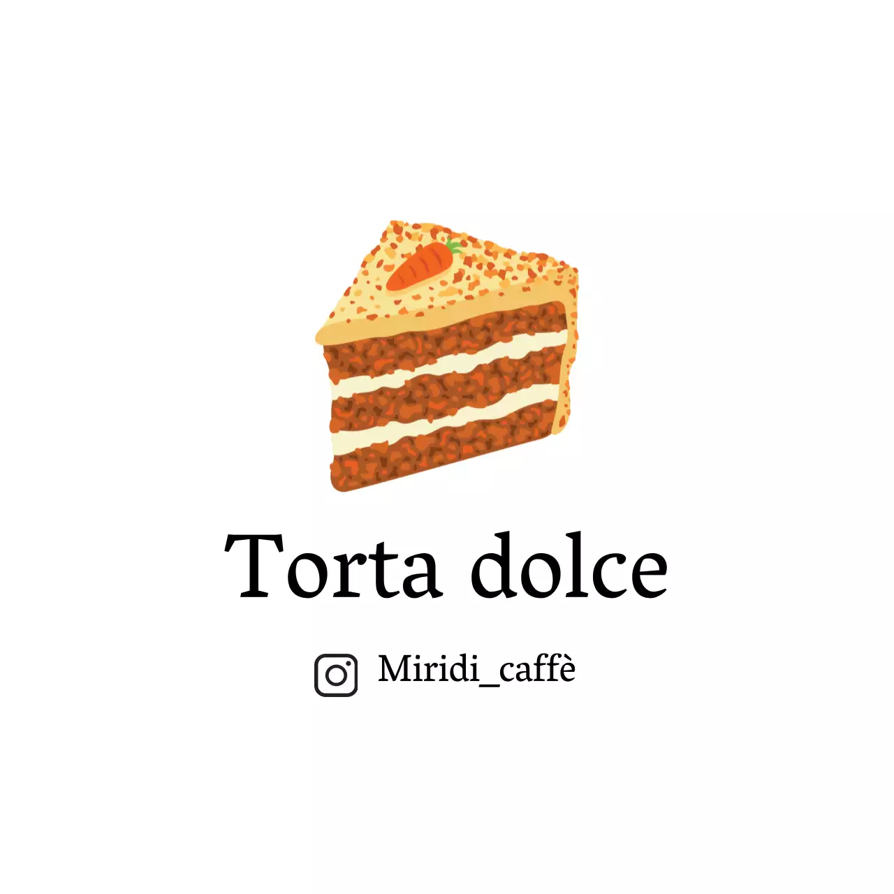 Bianco illustrazione pulita torta caffè promozione