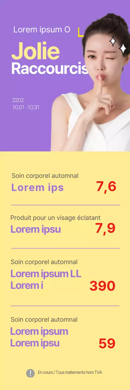 Bannière de chirurgie plastique