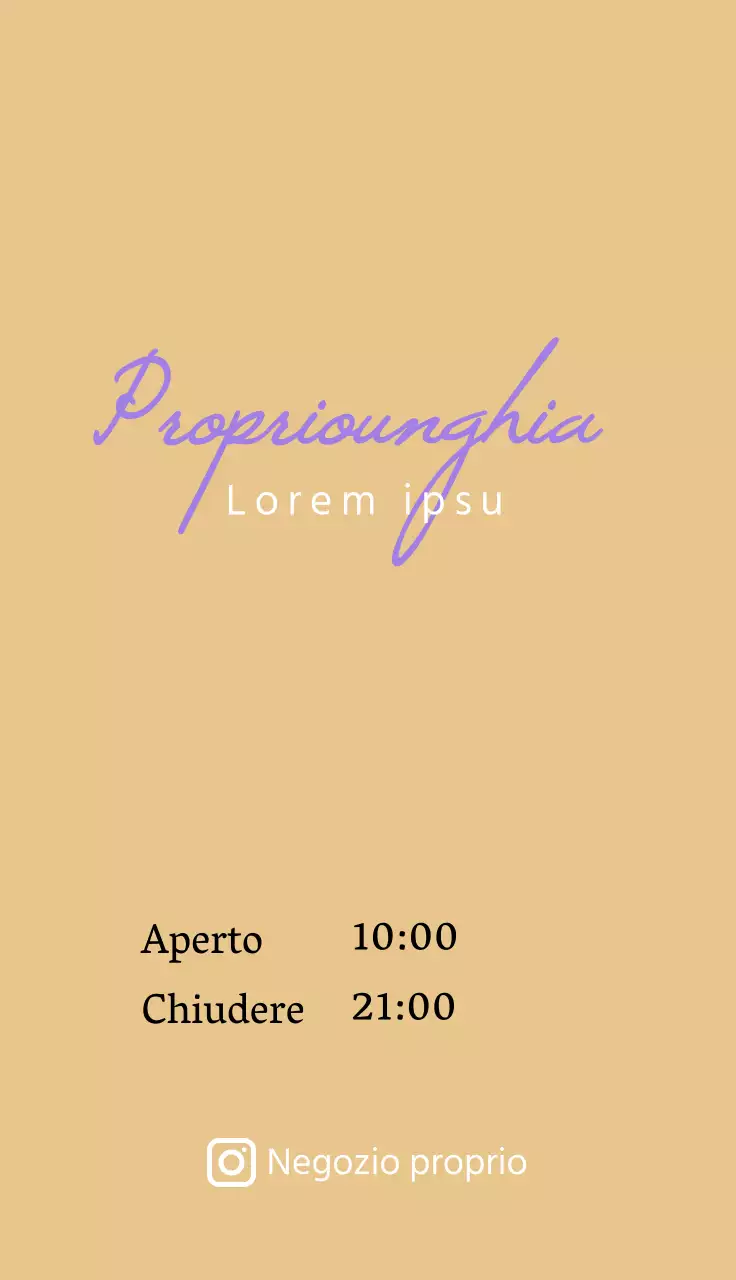 Promuovete un salone per unghie con un tocco di viola e bianco, scritto a mano.