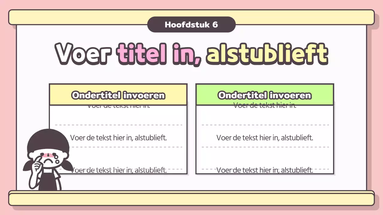 PPT-presentatie voor lessen over preventie van geweld op school