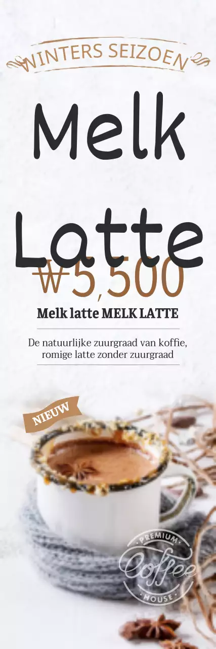 Melk latte