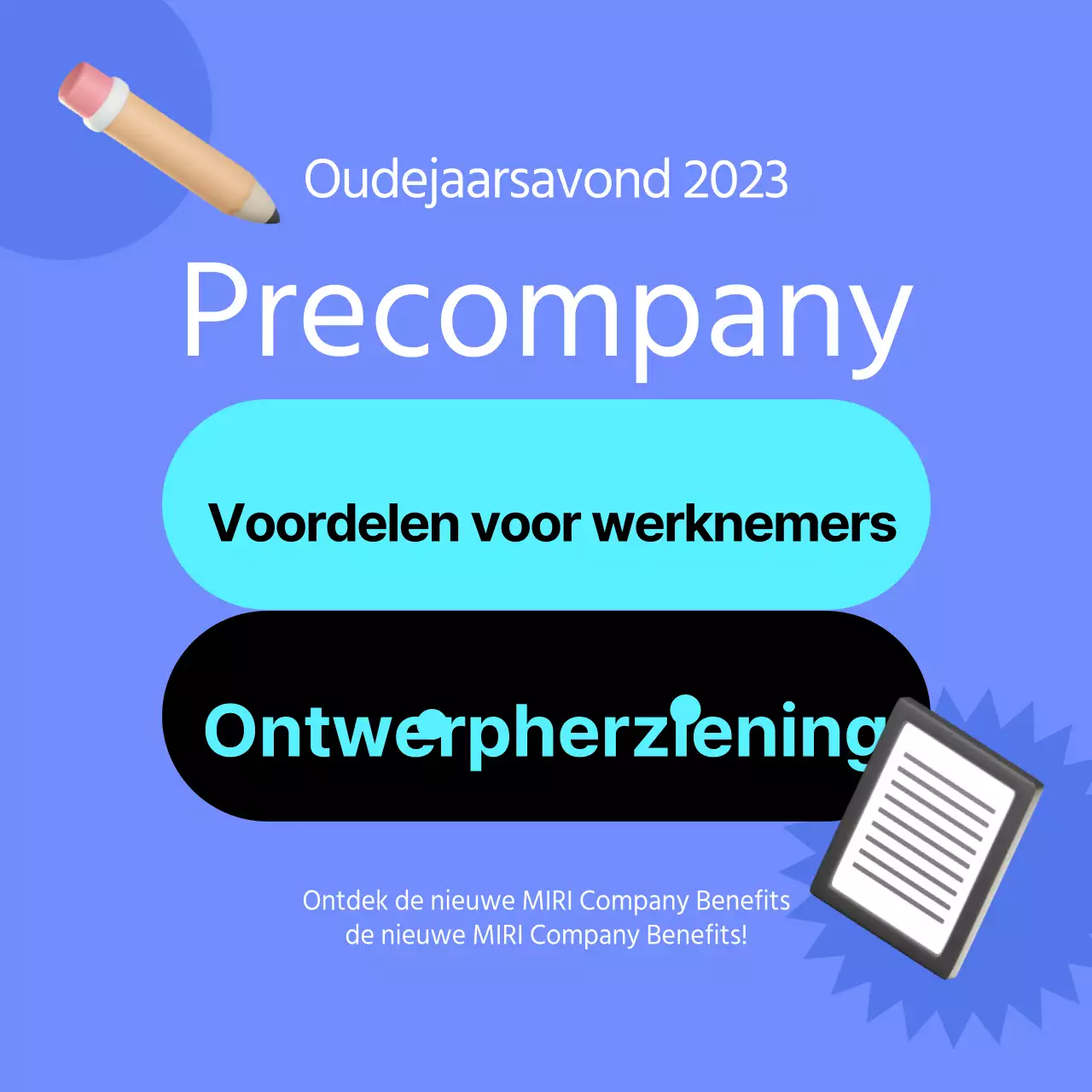 3D-pictogram met blauwe en lichtblauwe kleuren Wijzigingen bedrijfswelzijn