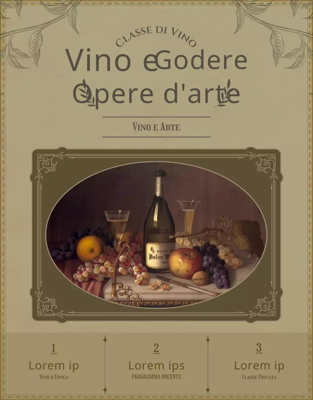 Una guida al beige, al vino di ispirazione vintage e alle lezioni d'arte