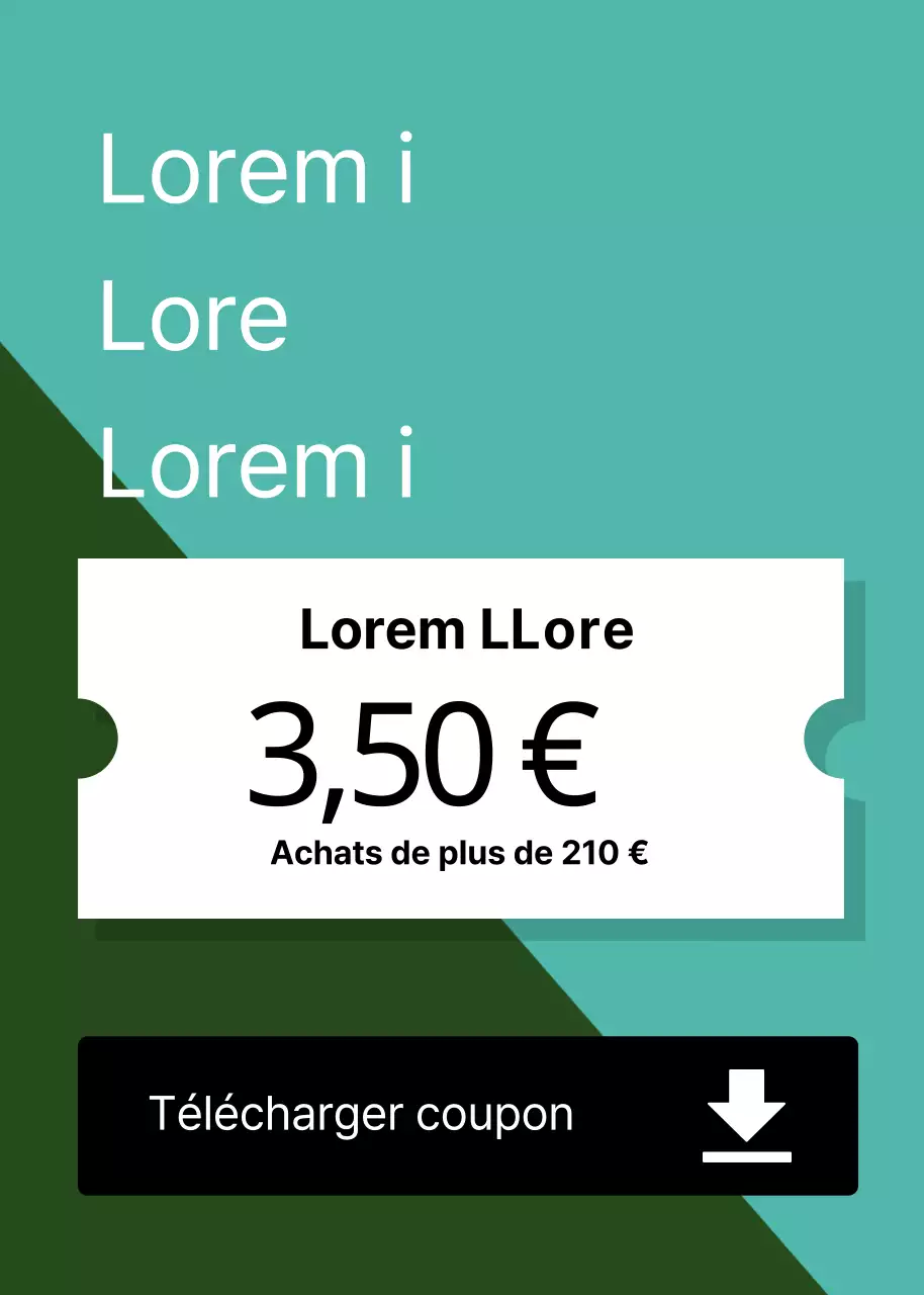 Coupons de réduction instantanés