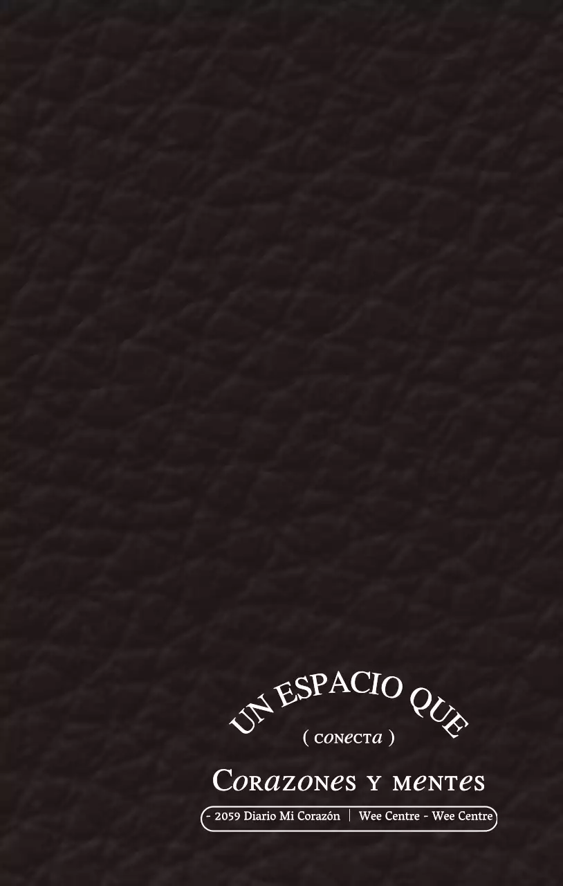 Concepto de amble emocional Cuaderno de bitácora del Centro WEE